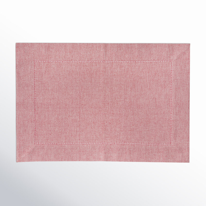 Ensemble de napperons 6 pièces, Rouge