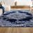 Pruden Ornate Medallion Modern Navy/Ivory Rug-443753862