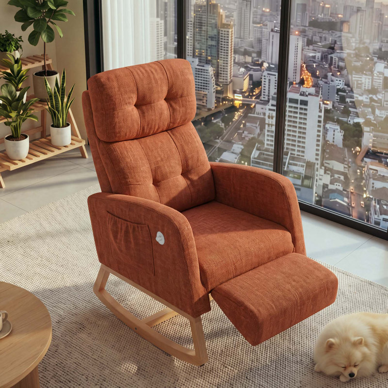 Rocking Chair, Orange