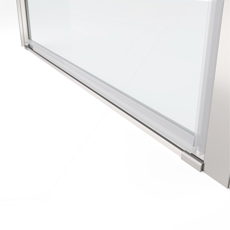 32"-33 3/8" Adjustment,Universal Pivot Shower Door, Chrome