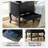 Evars 24” W Traditional 3-Drawer End Table With Hidden Drawer and Charging Station-106403962