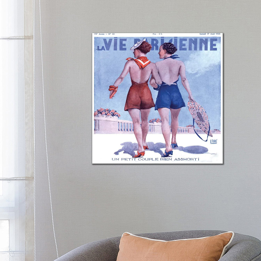 1935 La Vie Parisienne Magazine Cover by The Advertising Archives - Gallery-Wrapped Canvas Giclée on Canvas