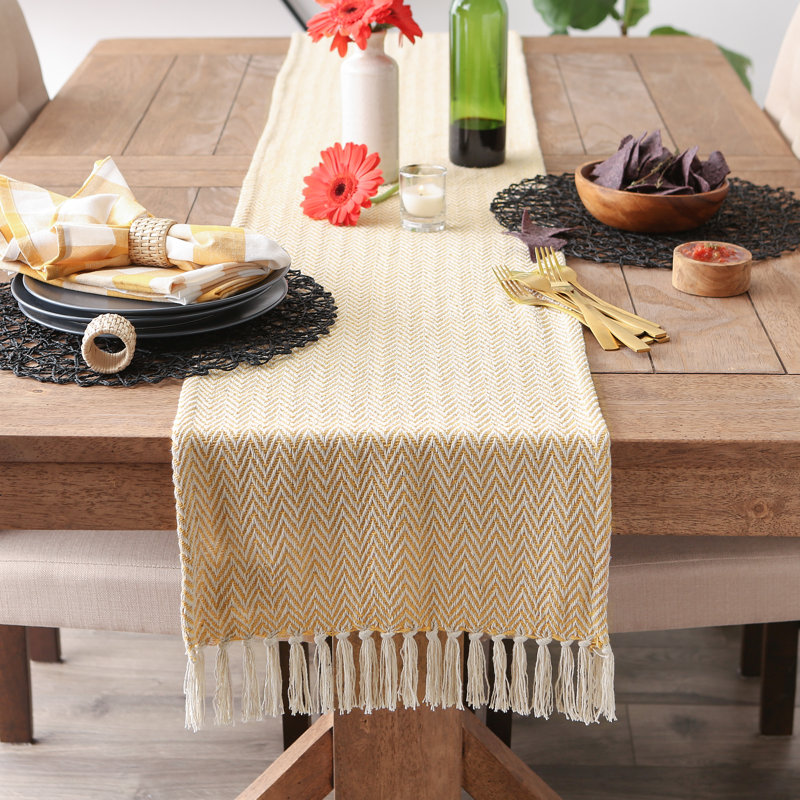 Desta Solid Table Runner,  72'' x 15'' , Marigold