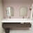 Alysa 84" Wall-Mounted Double Bathroom Vanity Set-71095562