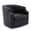 30,13 po Largeur du colis Fauteuil pivotant en cuir bleu minuit - Confort