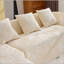 Canapé en L en forme de L - Éponge très élastique, accoudoirs courbés et 4 coussins décoratifs, polyvalent pour tout salon-121227085