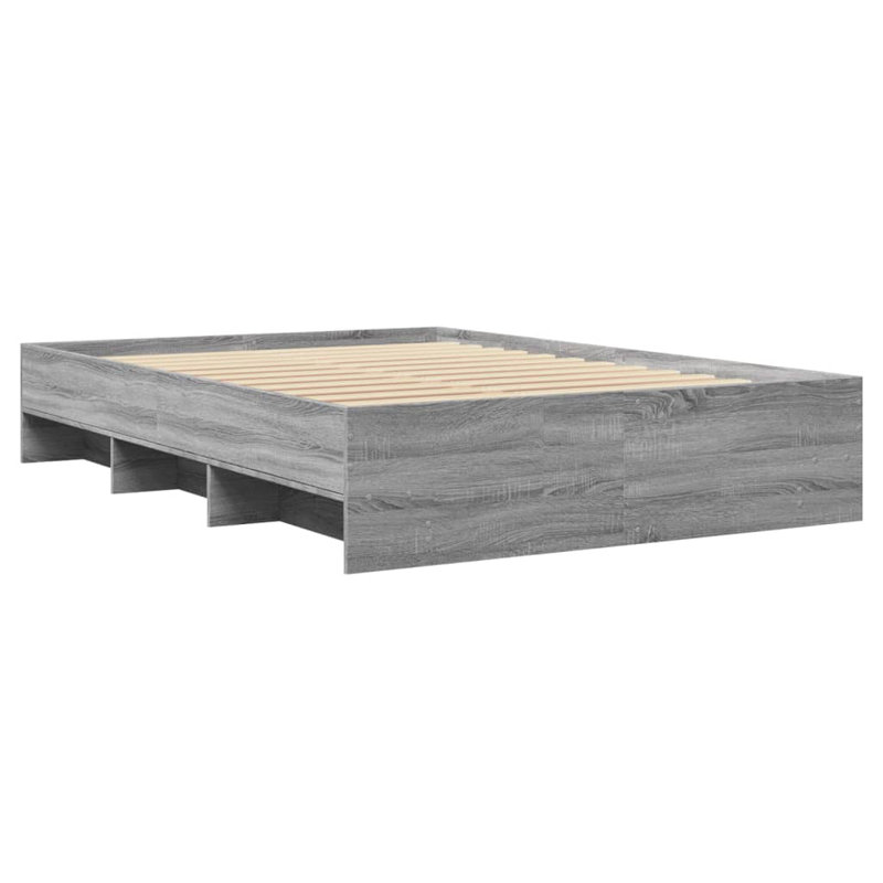 Bed Frame, Small Double (4'), Grey Sonoma