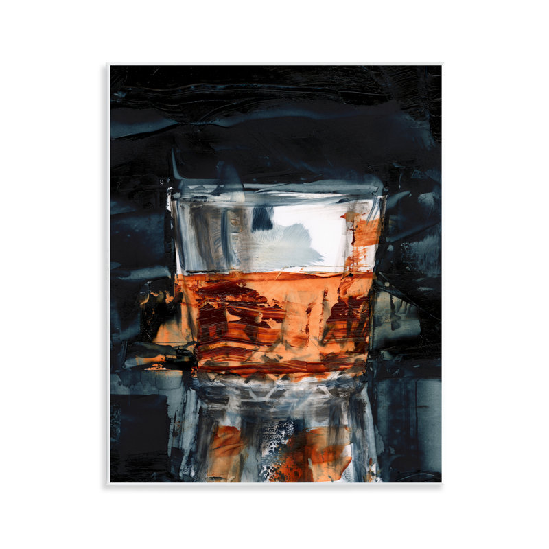  «Whiskey Glass Reflection» par Ethan Harper