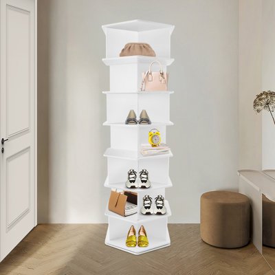 7-Tier Shoe Rack  Rotating Shoe Display Rack