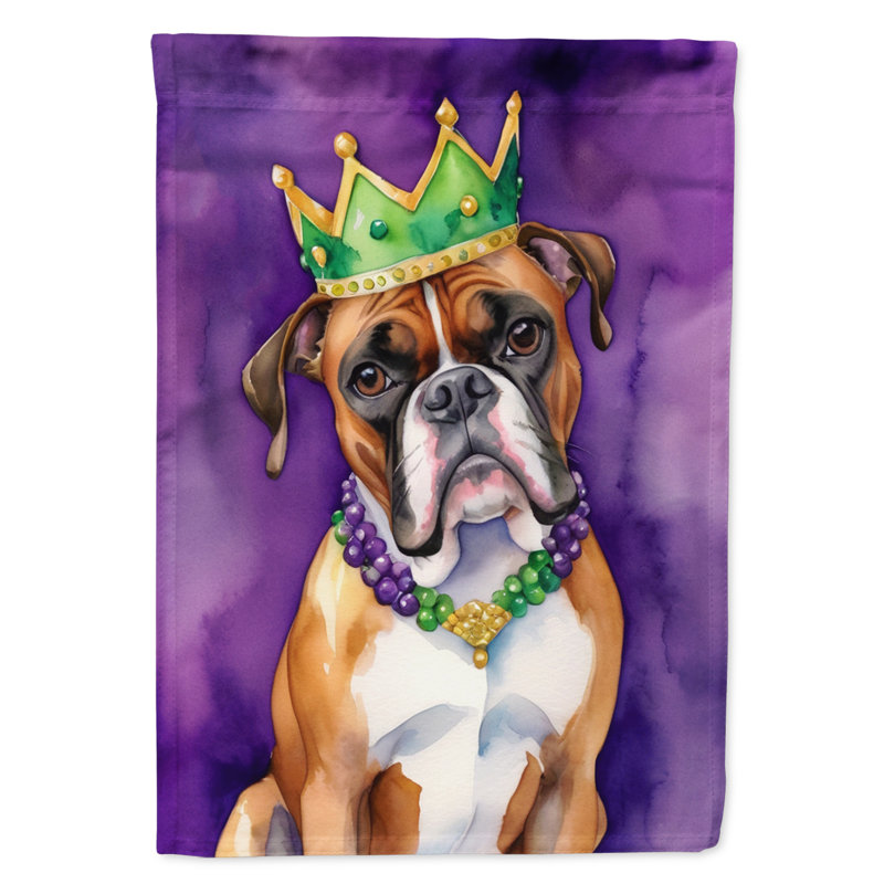 Drapeau Boxer King of Mardi Gras House