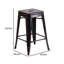 Anastassios Industrial Style Stool - Modern Metal Galvanised Steel-2146997102-2146996887
