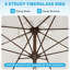 Parasol de patio 9 pi avec base-133047210
