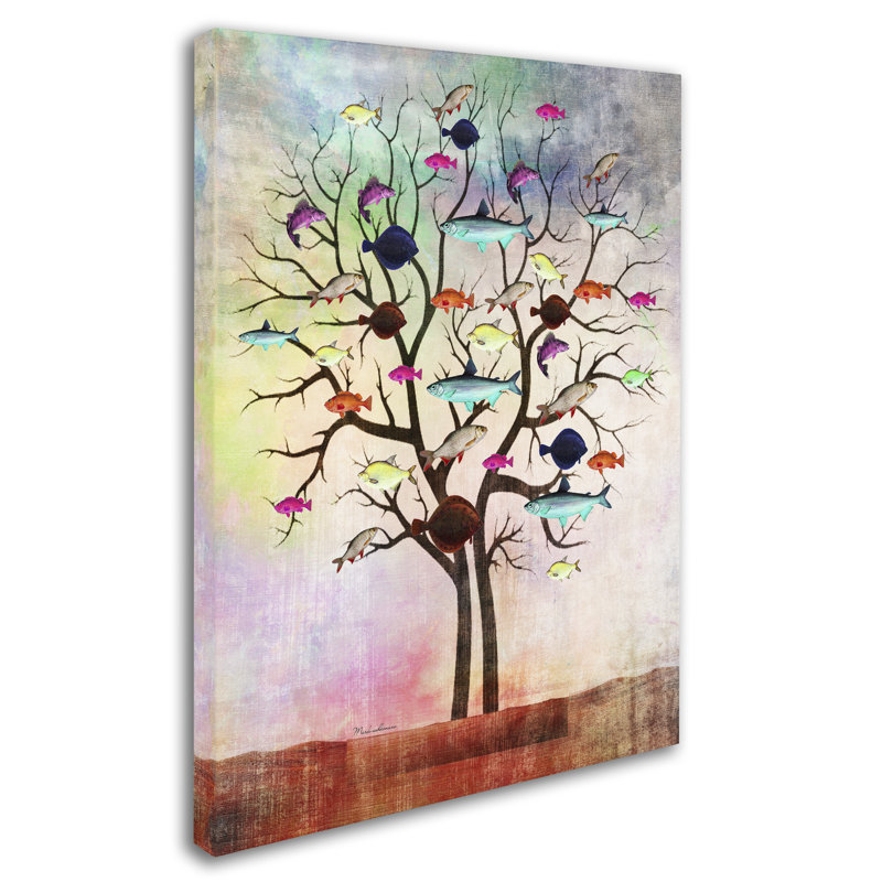 Kieninger «Tree 2», impression sur toile tendue, H 19 po x l 14 po x P 2 po