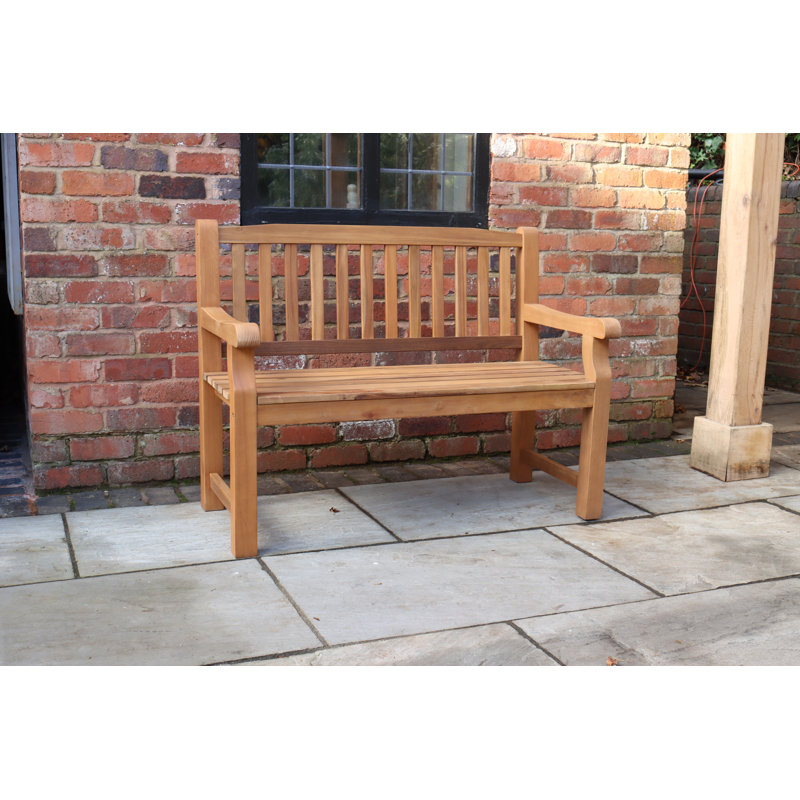 Turnbury Wooden Garden Bench, 96cm H x 120cm W x 59cm D