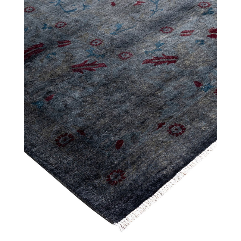 Overyed One-of-a-Kind Rectangle 8'2" X 10'1" Hand Knotted Area Rug