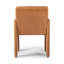 Leny Leather Arm Chair in Butterscotch/Camel