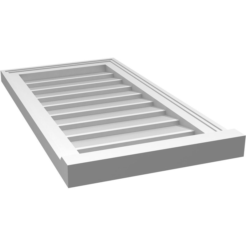 Cadre de seuil Brickmould, brun clair apprêté, H 30 po x l 16 po x P 2 po