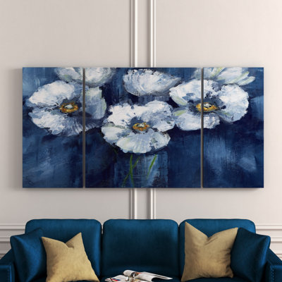 Blooming Poppies - Ensemble d'impressions multiples sur toile