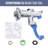 Brass Commercial Wall Mounted Pot Filler Faucet, Push-Back Water Bottle Filling Station Female Inlet