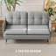 Tobergill 2 Seater Linen Look Tufted Sofa-907398895