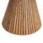 Table d'appoint à motif trèfle à quatre feuilles, idéale pour les petits espaces, âme haute densité, surface facile à nettoyer, piètement imitation bois, s'adapte aux styles contemporains.