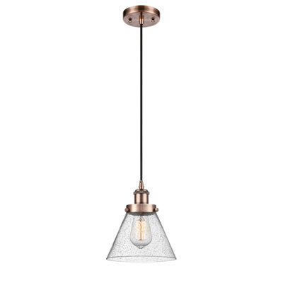 Luminaire suspendu conique à 1 lumière Buellton