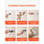 Porte-papier hygiénique pour porte-papier hygiénique mural Mega Rolls