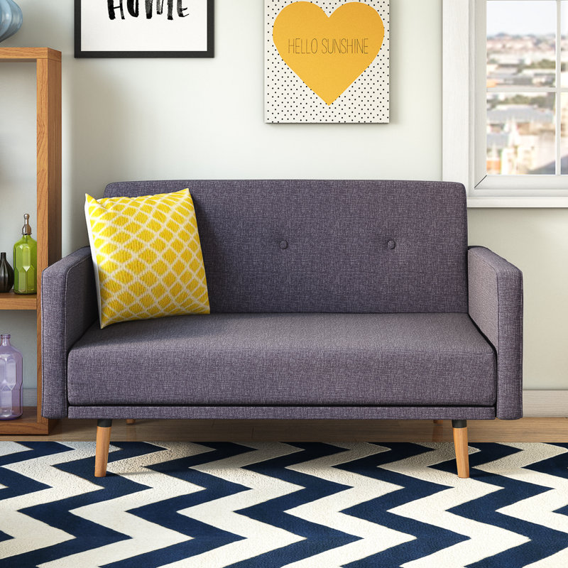 Malik 2 Seater Loveseat, Grey