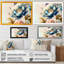 «Blue and Gold Floral Bunch I», peinture sur toile-237213227-237213232