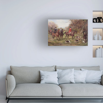 Marcus Jules The Hunting Party Canvas Art