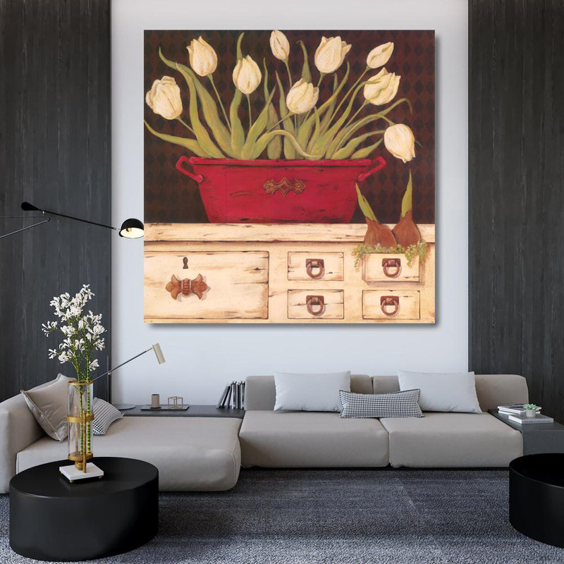 White Cupboard, 36" H x 36" W