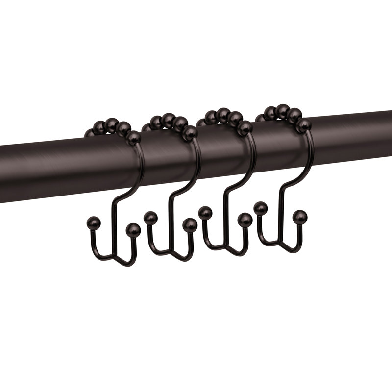 Crochets de rideau de douche Luminex, Laiton