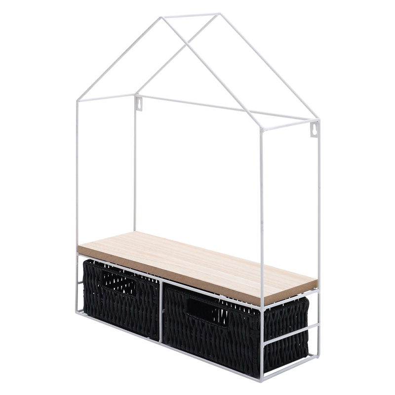 Neha Accent Shelf with Drawer, White