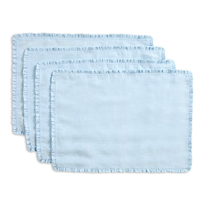 Juliette Ruffle - 100% Pure Linen Placemats
