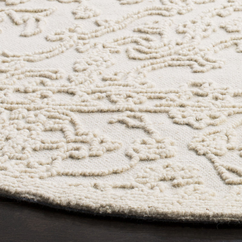 Martha Stewart Hand Tufted Wool Rug, Round 6'