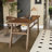Nut-brown Rectangular Solid Wood  desk-170846573