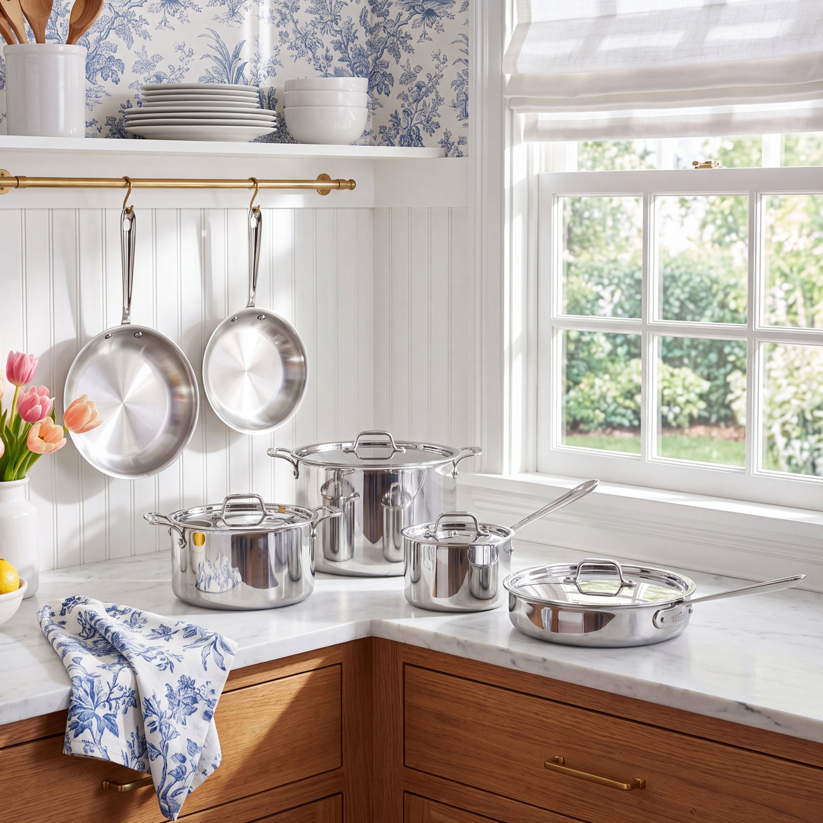 All-Clad D3™ Stainless 10-Piece Cookware Set