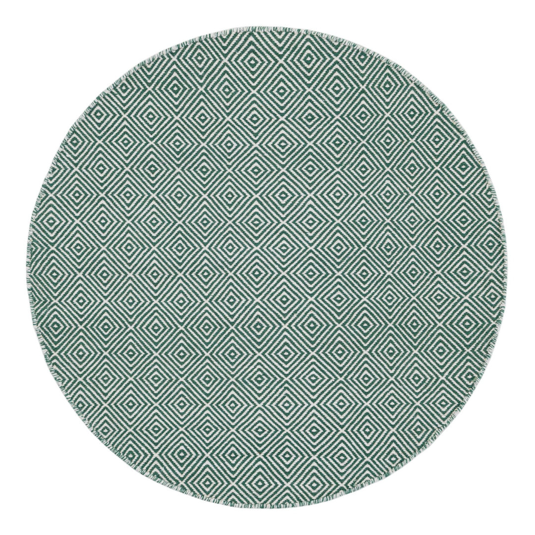 Traetyn Flatweave Wool Geometric Indoor Rug Foundry Select Rug 