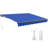 Motorized Retractable Awning with Wind/Sun Sensor, Remote Control and LED Light-113915092-113915093-113915094