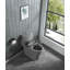 Toilette allongée une pièce à hauteur de confort 1,6 GPF Mocoloo (siège inclus)-91893989