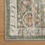 Tapis oriental lavable à la machine vintage vert sauge pour salon, chambre à coucher-87614169-68077959