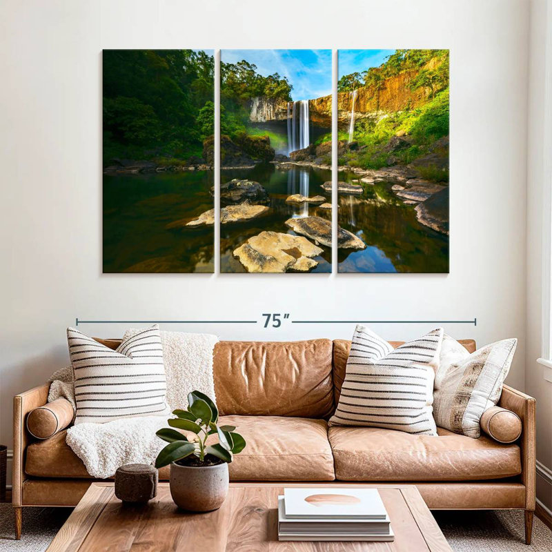 Idyllic Tropical Waterfall