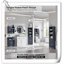 Armoire de salle de bain murale Ansa, armoire de rangement murale avec porte de grange coulissante et 1 tablette réglable ouverte-804183338