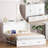 Queen Size Murphy Bed with Charging Station,Space-saving, White