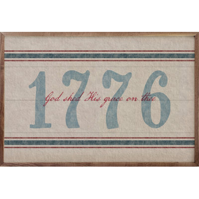 1776 God Shed His Grace Americana