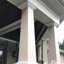 Ensemble de colonne carrée classique en PVC lisse lisse et standard Craftsman-36092407-118197422