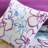 Blue Comforter With Floral Decor And Softness Xl In Print Texture