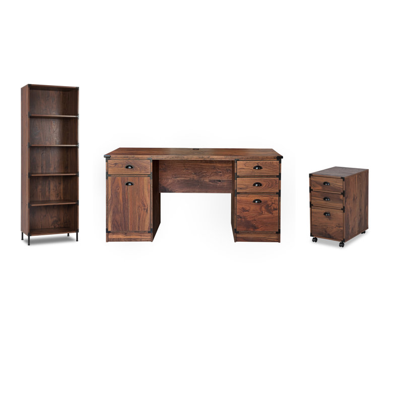 Wycombe 3 Piece Executive Desk Office Set