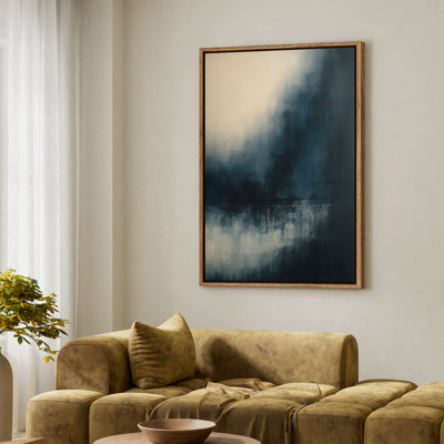 Art mural encadré, impressions murales abstraites pour chambre à coucher - 24 po x 36 po