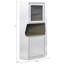 Armoire en aluminium avec 1 tablette, offrant une option de rangement pratique qui rehausse le décor et la fonctionnalité